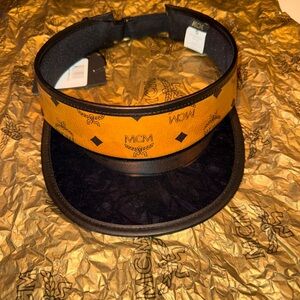 MCM Black and Brown Visor